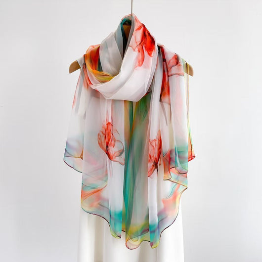 Pañuelo Largo Estampado Versátil para Mujer - Image 10