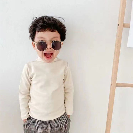 Camisetas Térmicas de Manga Larga para Niños y Niñas - Abrigo de Cachemira