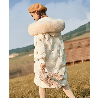 Abrigo Largo Acolchado para Niñas - Colección Invierno - Image 2
