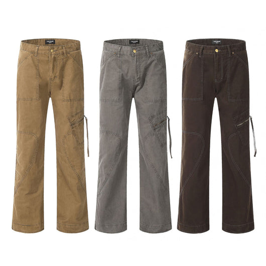 Pantalones Rectos Holgados de Cintura Alta - Estilo Casual Moderno - Image 5