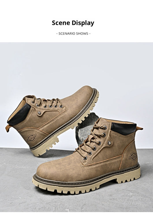Botas Casuales Martin de Cuero Genuino para Hombre - Caña Media - Image 16