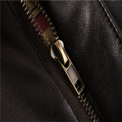 Abrigo de Piloto con Cuello de Piel - Unisex Air Force - Image 9