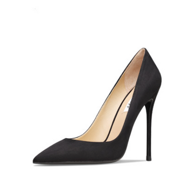 Tacones Altos de Gamuza Verde Oscuro para Mujer - Image 4