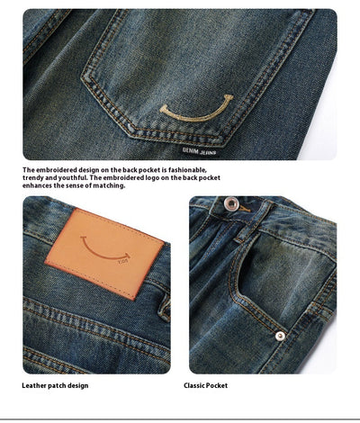 Jeans Rectos Holgados para Hombre Primavera - Image 10