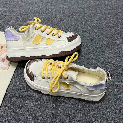 Zapatillas Plataforma Mango Head Blancas - Image 16