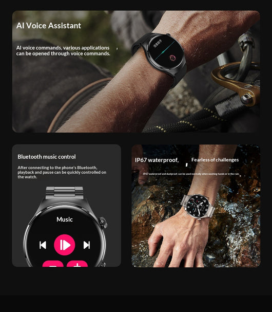 Reloj Inteligente NFC Resistente al Agua con Pulsera de Pago - Image 8