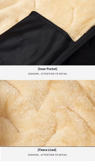 Abrigo de Invierno para Papá con Forro Polar y Relleno de Algodón - Image 12