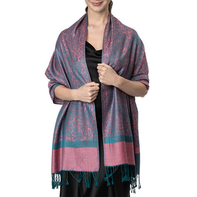 Elegante Chal Ligero de Lujo - Envolvente de Imitación Cashmere para Mujer - Image 46