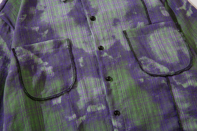 Camisa de Cuadros Estampada Manga Larga Unisex - Image 8