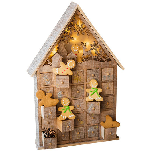 Casa de Dulces Navideña con Luz LED y Cajones de Almacenamiento - Image 12