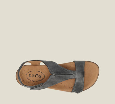Sandalias Tipo Cuña con Plataforma Gruesa y Cierre de Velcro para Mujer - Image 4