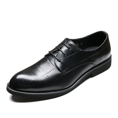 Zapatos de Cuero Casual Estilo Coreano con Altura Aumentada para Hombre - Image 2
