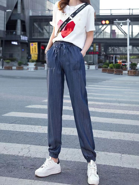 Pantalones Harem Capri Ajustados para Mujer - Corte Moderno y Favorecedor - Image 11