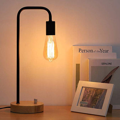 Lámpara de Mesa Moderna en Hierro y Madera con Luz Cálida Regulable - Image 13