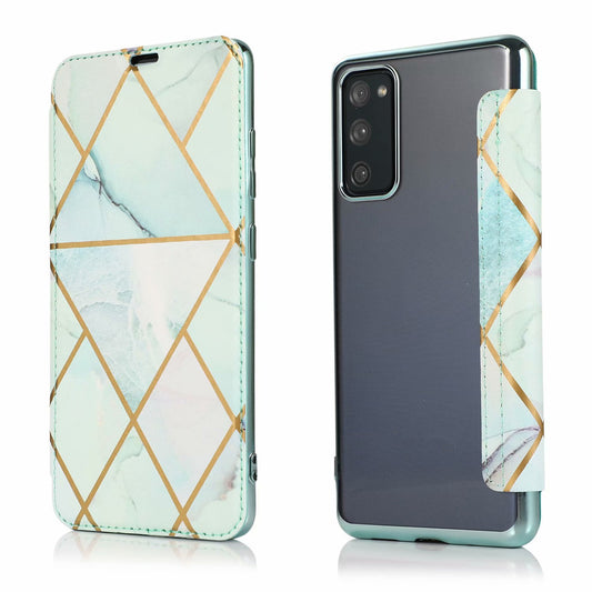 Funda de Cuero con Estampado Mármol para Samsung S20, S21, S20FE, Note20 y A51 - Image 2