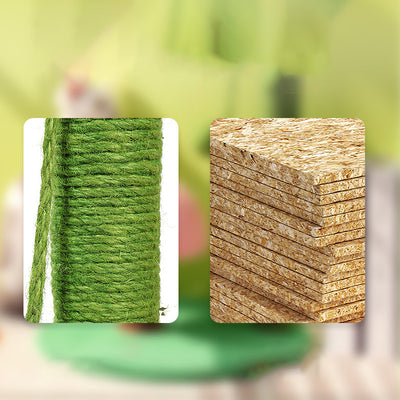 Torre Rascador para Gatos con Columna de Sisal y Juego de Cactus - Image 8