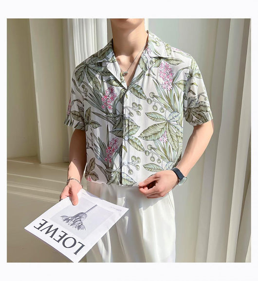 Camisa Cuello Cubano Hombros Sueltos - Image 9