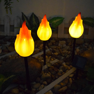 Lámpara Solar con Efecto Fuego para Jardín y Patio - Image 6