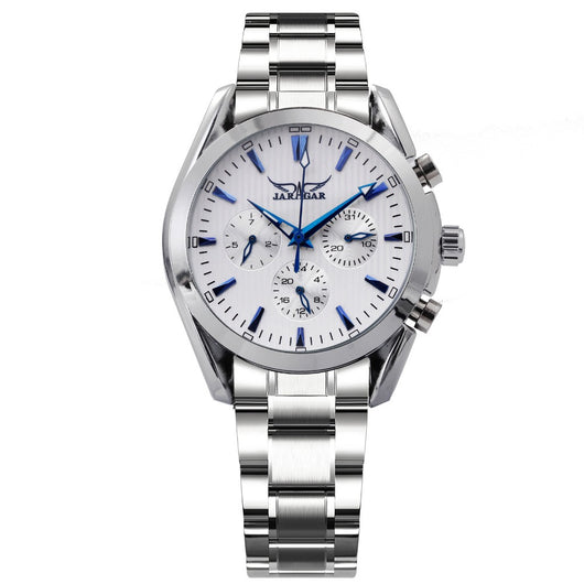 Reloj Mecánico Automático Acero Inoxidable con Tres Esferas - Estilo Clásico - Image 8