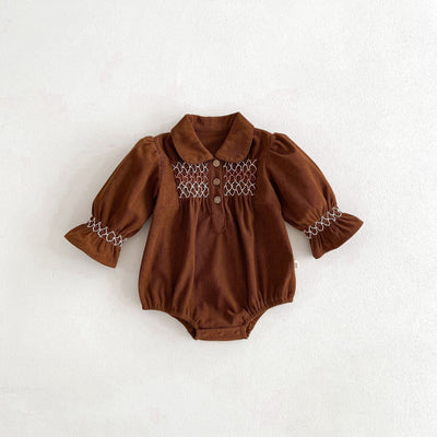 Vestido Enterizo de Pana para Bebé Niña con Diseño Triangular - Image 65