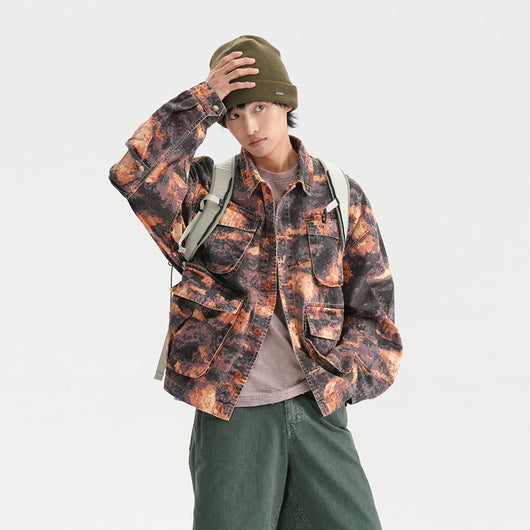 Chaqueta de Trabajo Camuflaje Tie-Dye para Hombre - Image 66