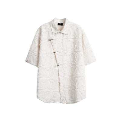 Camisa Francesa Suelta Diseño Exclusivo Manga Corta - Image 25
