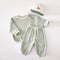 Pijama Infantil de Color Liso - Ropa Cómoda para Casa
