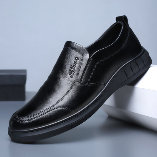 Zapatos Casuales de Cuero para Hombre con Suela Blanda Antideslizante - Image 2