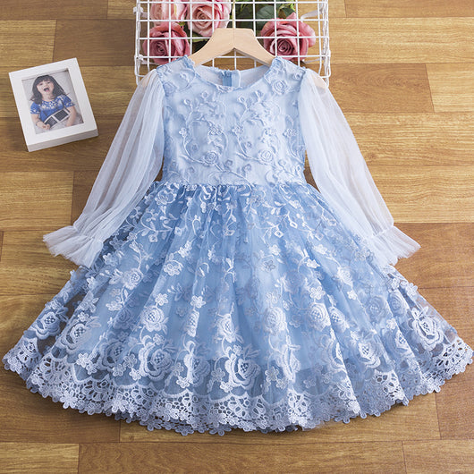 Vestido de Niña con Encaje Estilo Coreano - Image 9