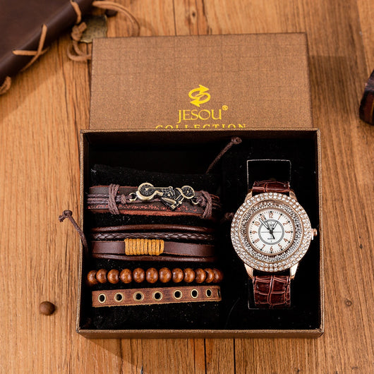 Conjunto de Regalo: Reloj, Cinturón y Pulsera Premium - Image 9