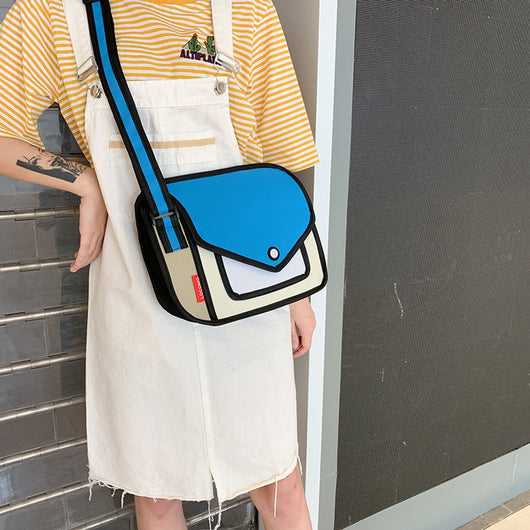 Bolsa Bandolera Unihombro Diseño Geométrico Minimalista - Image 6