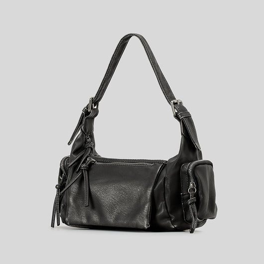 Bolso Mensajero Y2K Punk con Detalles Desgastados - Estilo Francés - Image 13