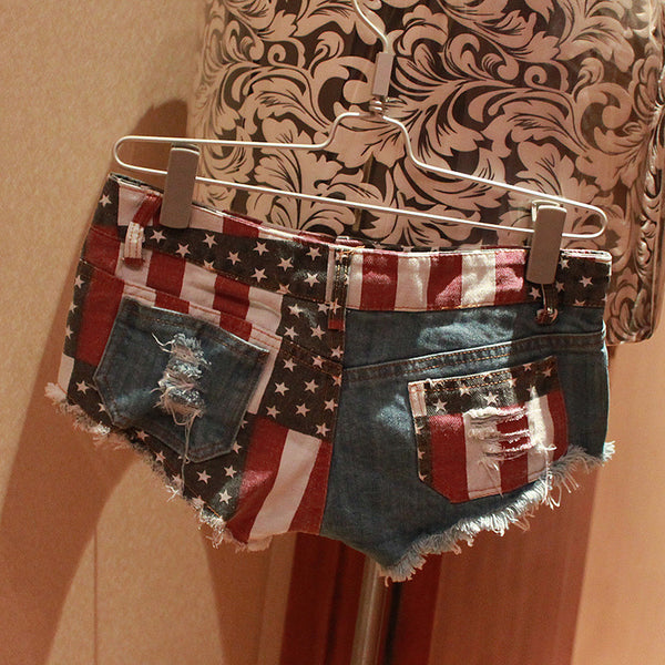 Jeans Tiro Bajo Versátil para Verano - Mujer