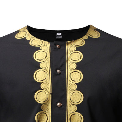 Camisa Casual de Manga Larga con Brillo Metalizado para Hombre - Image 10