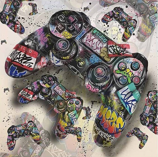 Cuadro de Arte Urbano Joystick Graffiti Hamburguesa - Image 17