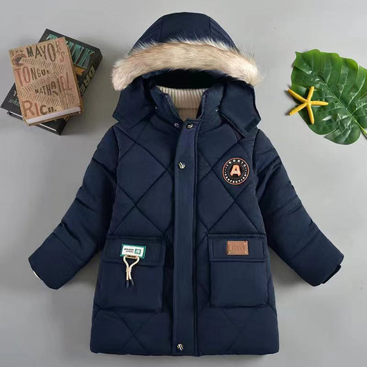 Abrigo Acolchado Grueso de Algodón para Niños - Image 4