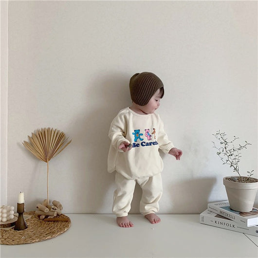 Conjunto de Buzo y Pantalón Infantil con Estampado de Osito Cartoon - Image 13