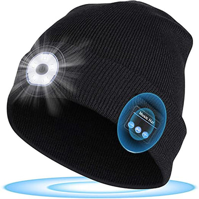 Gorro Deportivo con Auriculares Inalámbricos y Luz LED para Correr de Noche - Image 5