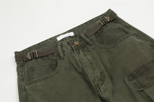 Pantalones Cargo con Bolsillos Tridimensionales y Múltiples Compartimentos - Image 14
