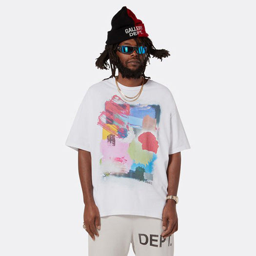 Camiseta Casual Unisex con Estampado Graffiti - Diseño Urbano Trendy - Image 8
