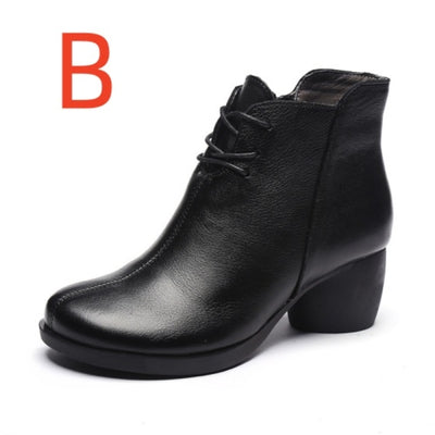 Botas Martin de Cuero para Mujer con Tacón Grueso Cómodo y Elegante - Image 7