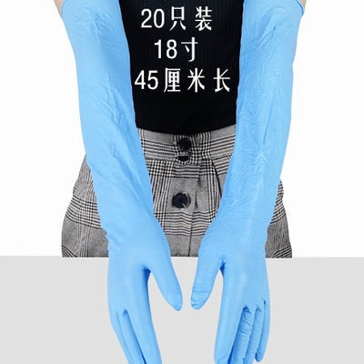 Guantes Desechables de Látex Alargados 18 Pulgadas - Image 2