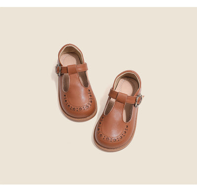 Zapatos de Cuero para Niñas Princesa con Suela Antideslizante - Image 9