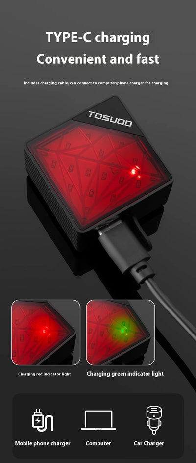 Luz Trasera Inteligente para Bicicleta de Montaña con Sensor de Frenado - Image 14