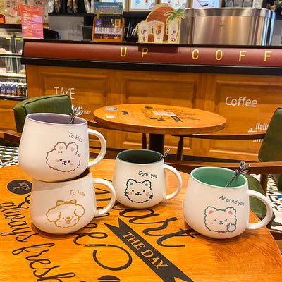Taza de Cerámica con Diseño de Animales Lindos - Image 7
