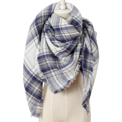 Bufanda Chal Triangular de Cachemira para Invierno - Estilo Europeo y Americano - Image 36