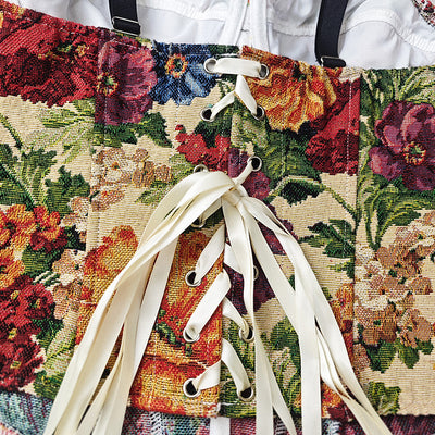 Musculosa Retro Floral con Tirantes Estilo Francés para Mujer - Image 13