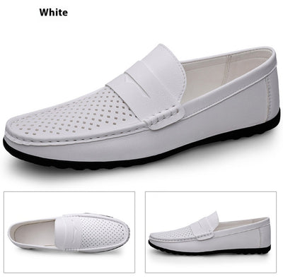 Mocasines Hombre Cuero Microfiber con Diseño Calado - Image 16
