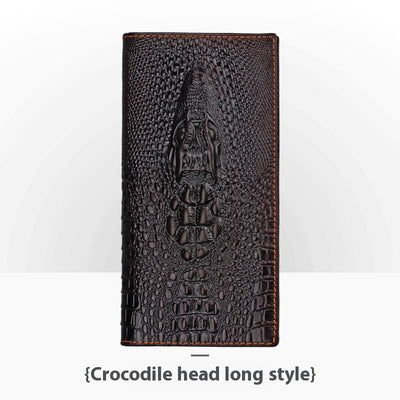 Cartera de Cuero Artesanal Grabada Retro para Hombre - Image 15