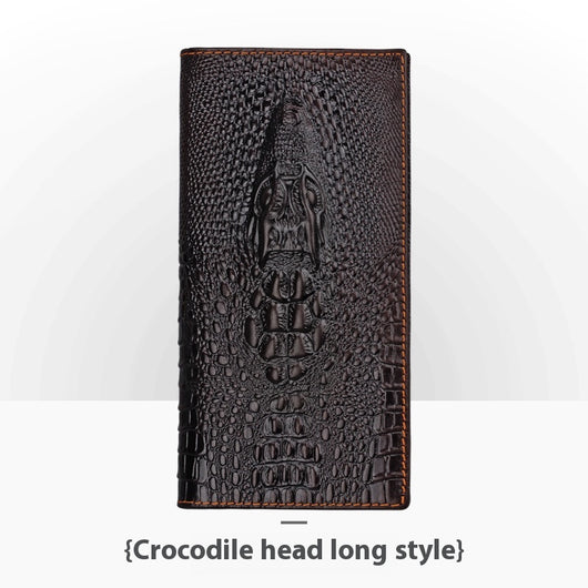 Cartera de Cuero Artesanal Grabada Retro para Hombre - Image 15